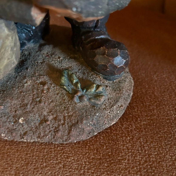 👀 HUGE SALE! VINTAGE 
FATHER CHRISTMAS CERAMIC POTTERY STATUE S (1) FOOT TALL - Picture 6 of 10